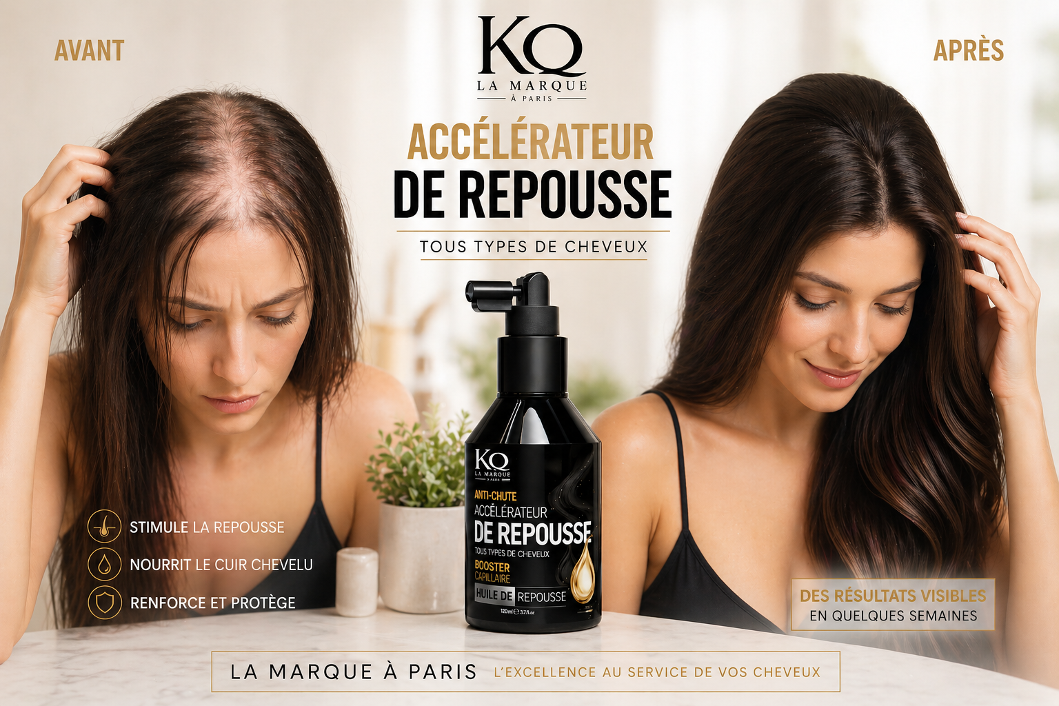 Booster Capillaire Anti-chute & accélérateur de repousse
