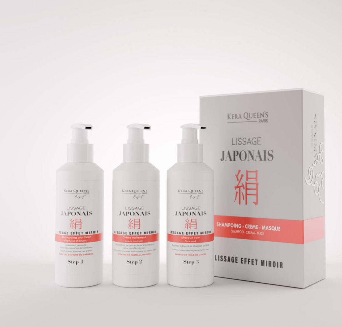 Lissage Japonais effet miroir  3x150ml
